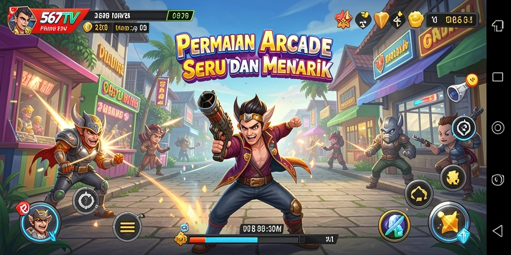 Tampilan gameplay seru dari 567TV, penuh aksi dan tantangan.