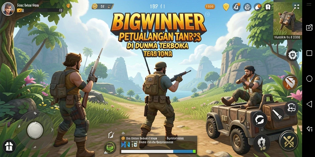 Tampilan gameplay menakjubkan dalam dunia Open World.