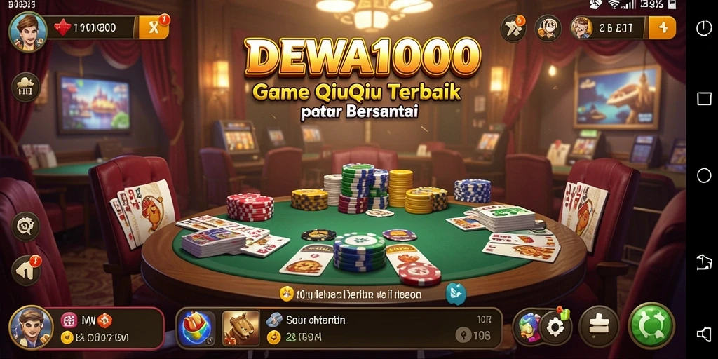 Gameplay seru DEWA1000 yang penuh strategi QiuQiu.