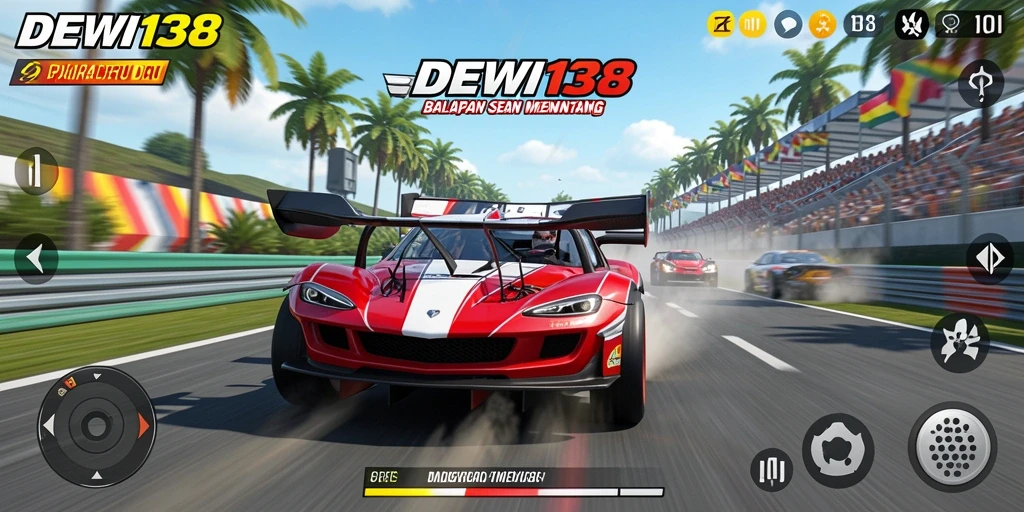 Gameplay balap seru di DEWI138 dengan grafik menakjubkan.