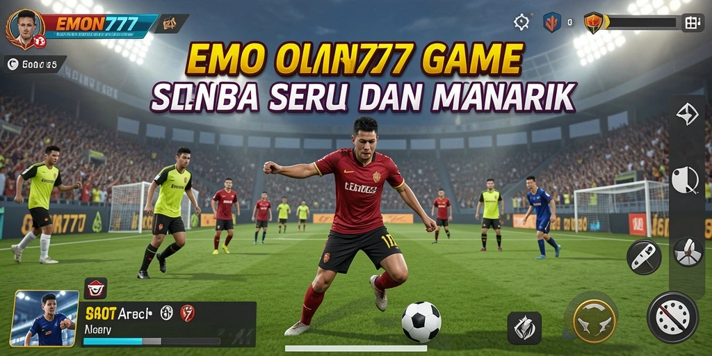 Tampilan gameplay EMON777 yang penuh aksi olahraga seru.