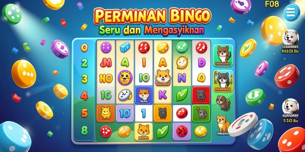 Tampilan gameplay F08 yang seru dan mengasyikkan saat bermain Bingo.