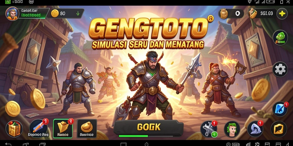 Tampilan gameplay menarik dalam GENGTOTO yang menantang pemain untuk berpikir strategis.