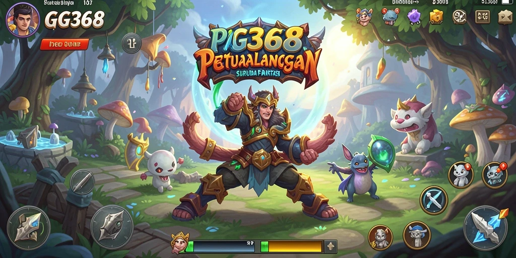 Tangkapan layar utama GG368 yang menampilkan gameplay seru.