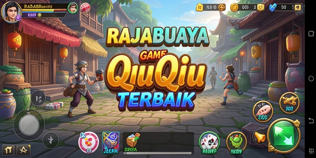 Screenshot gameplay RAJABUAYA yang menampilkan aksi QiuQiu seru.