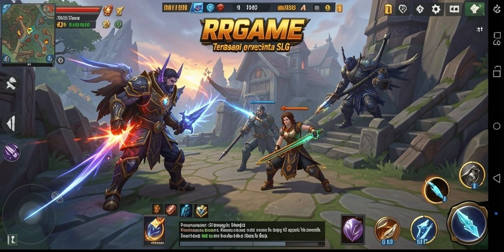 Tampilan seru pertempuran strategis di RPGAME yang menantang.