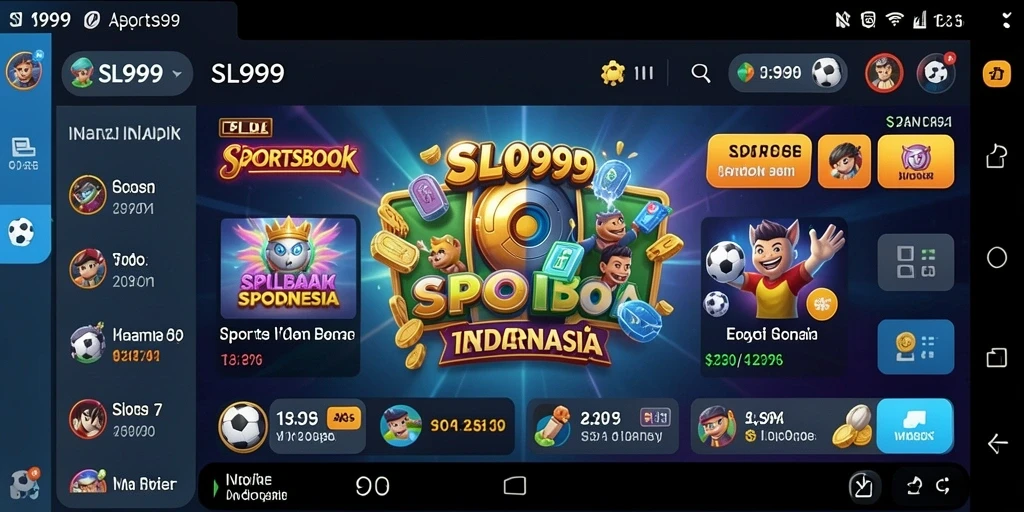 Tampilan gameplay SL999 dengan fitur taruhan langsung yang menarik.
