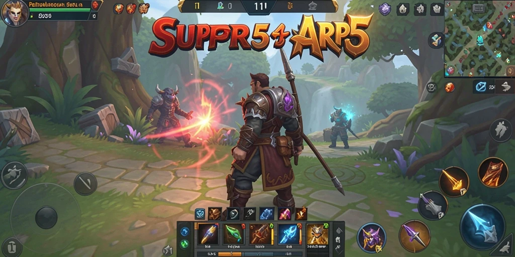 Tangkapan layar gameplay <strong>SUPER5</strong> menampilkan aksi pertarungan yang mendebarkan.